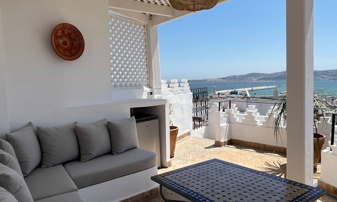 Marshan Casa | Dar Sharqi, Authentic Riad with Panoramic Sea View in Tangier