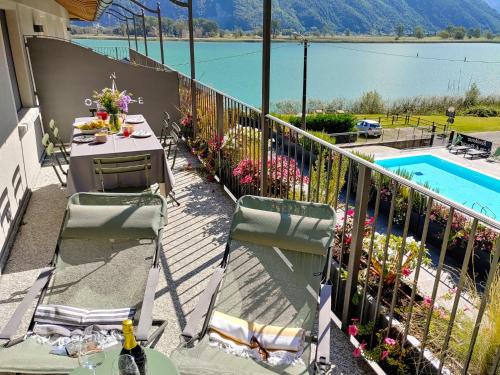 Dascio Apartamento | Dascio Salute Ferienwohnung mit Panorama Balkon am See