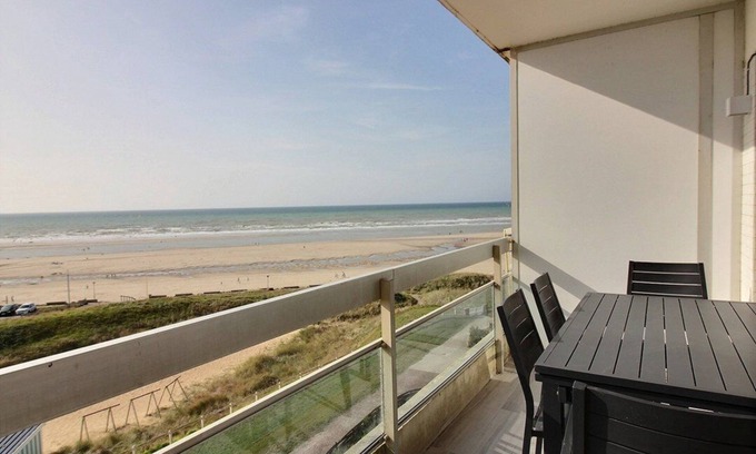 Hardelot-Plage Apartamento | DAUPHINS D3 : Studio with beautiful sea view, 3rd floor, for up to 4 people