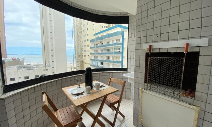 Barra Sul Apartamento | DCA51 - Pé na areia, Churrasqueira, 2 Garagens