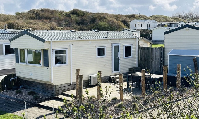 IJmuiden Chalet De Esquí | DD 45 - Camping de Duindoorn - AIRCO