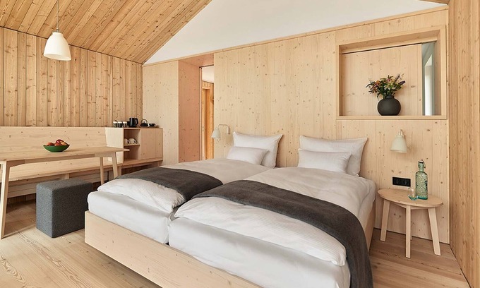 Bischofswiesen Apartamento | Stadlzimmer mit Balkon