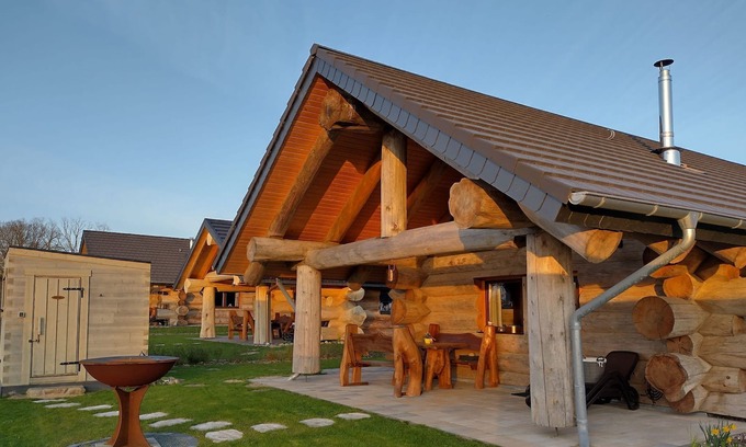 Gross Nemerow Cabina | Log Cabins - Naturstammhaus MV Seenplatte 20 - Feriendorf Tollensesee