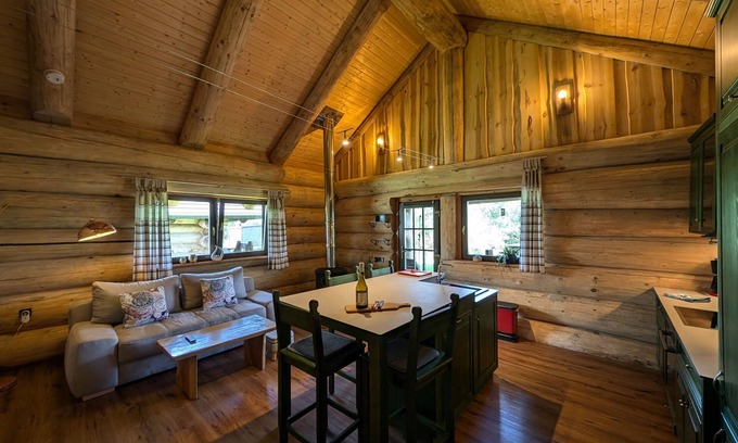 Gross Nemerow Cabina | Log Cabins Naturstammhaus Ostsee 14 - Feriendorf Tollensesee