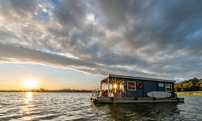 Koenigs Wusterhausen Alquiler De Eote | Houseboat 'BunBo 1060' with Lake View