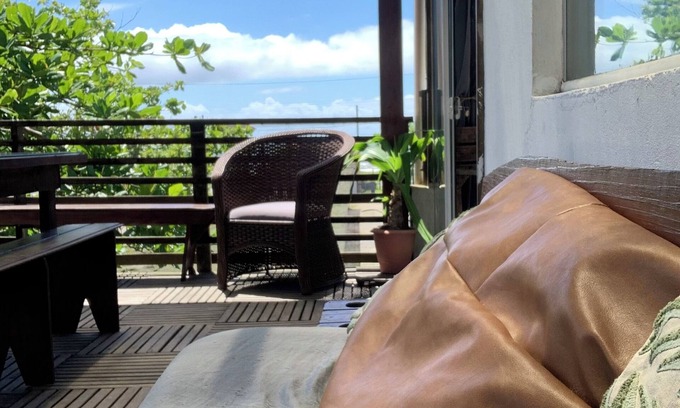 Itapoa Apartamento | Deck with pool table near the sea, Itapoá-SC 3 bedrooms