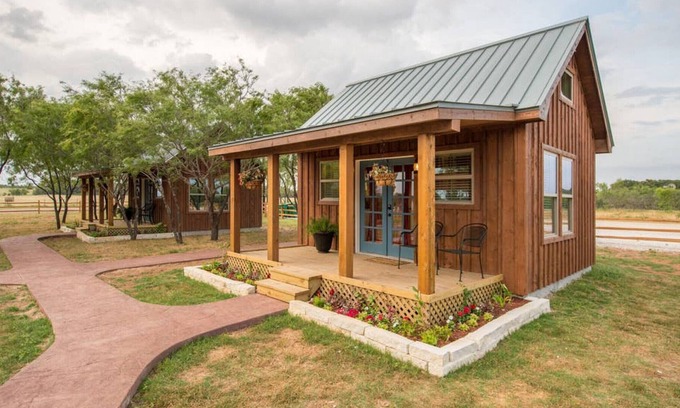 Lacy-Lakeview Cabina | Country Tiny House - 10min a Silos at Magnolia (# 2)
