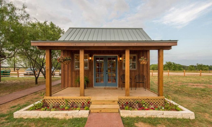 Lacy-Lakeview Cabina | Country Tiny House - 10min a Silos at Magnolia (# 3)