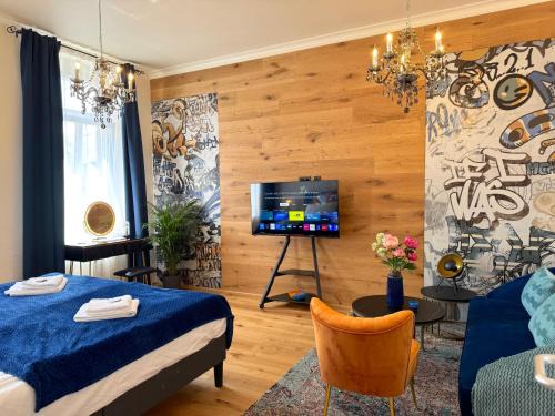 Kaßberg Apartamento | Dein City Apartment - 2 Zi -Schick - Private Parking