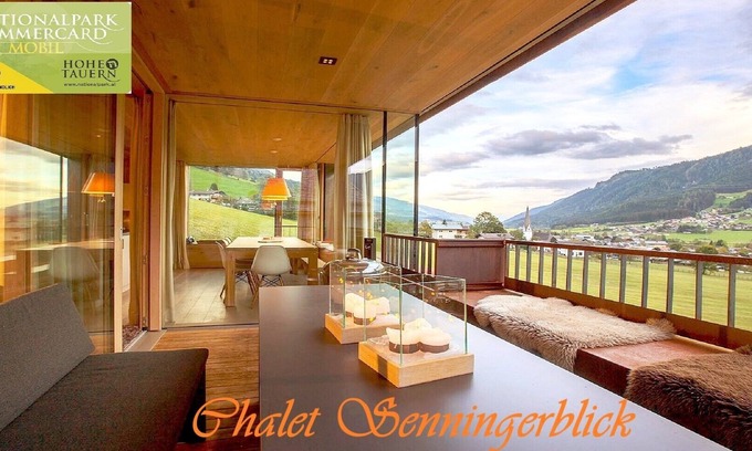 Bramberg am Wildkogel Chalet De Esquí | Delicious dining with a view of Hohe Tauern National Park,close to the ski lift