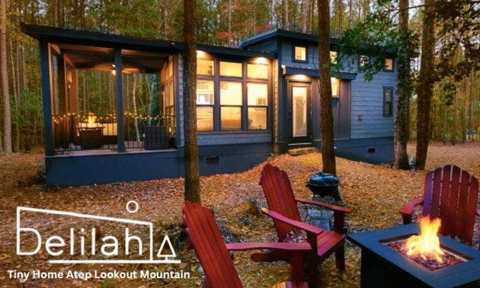 Mentone Casa | Delilah - A Wooded Tiny Home Atop Lookout Mountain
