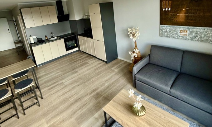 Rhein-Erft-Kreis District Apartamento | De Lujo-Apartamento-Baño Privado-Vista a la Ciudad