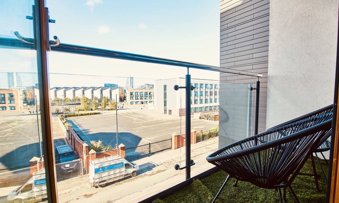 Leeds Apartamento | Deluxe City Centre Apt Balcony & View & Free Parking