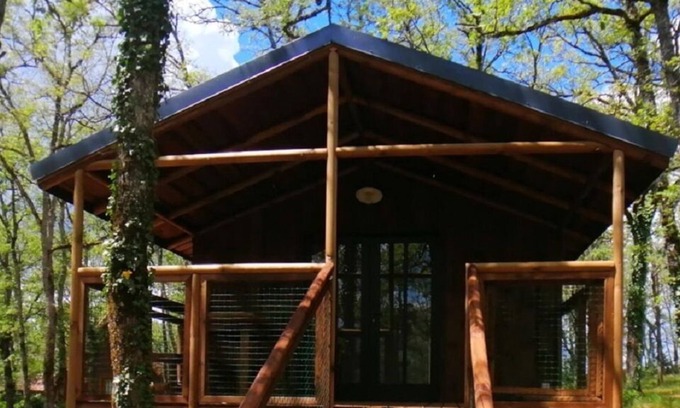 Saint-Cirq-Lapopie Cabina | DELUXE DUO CABIN ON PILOTS 1