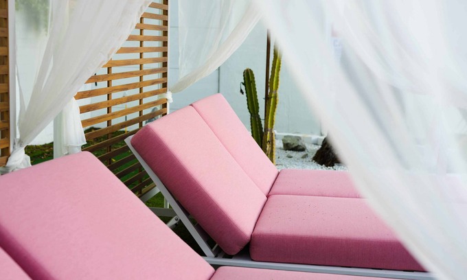Uptown Design District Apartamento | Deluxe Room, 1 King Bed, Kitchen, Pool View