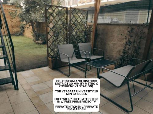 Torre Angela Casa | Deluxe Room with Private Kitchen and Garden - Close to Metro C