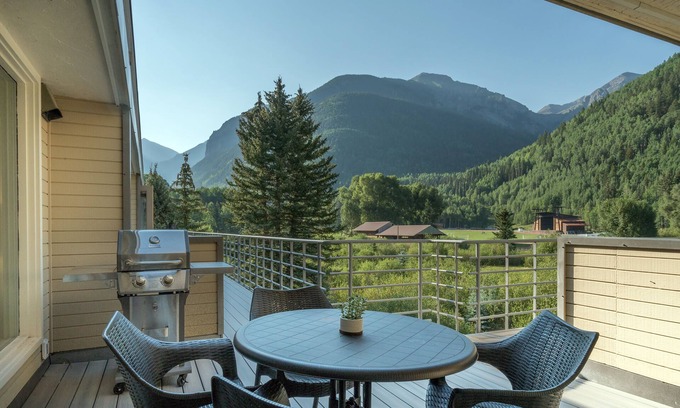 Telluride Condominio | Unidad Deluxe con inmejorables vistas de cubierta