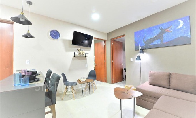 Ciudad López Mateos Apartamento | Depa 01 PREMIUM !!! Nuevo a 3 minutos del ITESM CEM D01
