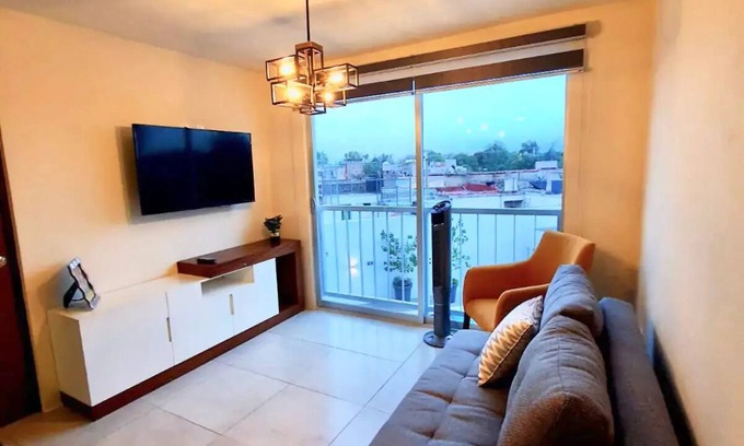 San Juan de Dios Apartamento | Depa nuevo y céntrico en Gdl con ambiente familiar