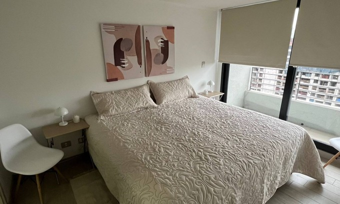 Nunoa Apartamento | Departamento completo, estacionamiento gratis, cerca de mall y supermercados