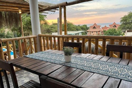 Las Pocitas Apartamento | Departamento con vista al mar y piscina compartida