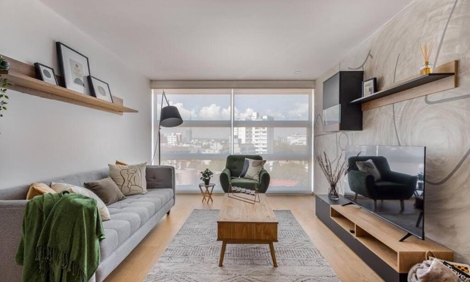 Hipodromo Apartamento | Departamento en Condesa con Alberca y Gimnasio