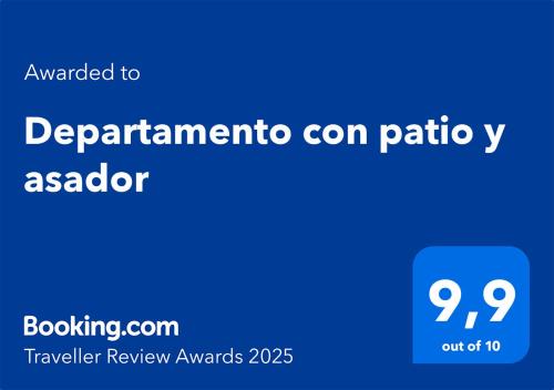 Córdoba Apartamento | Departamento PB, patio y asador privados - NUEVO SERVICIO Estacionamiento 24hs INCLUIDO - Cerca de hotel Quinto Centenario, Nuevocentro shopping, Hospital Clinicas y Club Universitario Córdoba Sede central