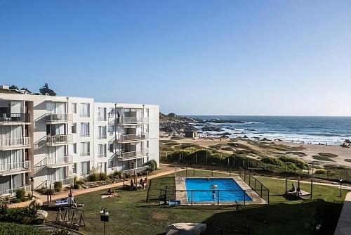 Las Cruces Apartamento | Depto-House Patio Privado Frente al Mar en Condominio Las Cruces