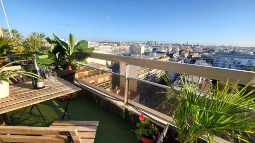 12th Arrondissement Apartamento | Dernier étage, 108m2, Vue panoramique