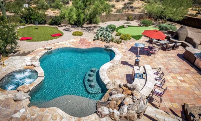 North Scottsdale Casa | Desert Calm · New Desert Calm Scottsdale 4 Bedroom Pool & Spa