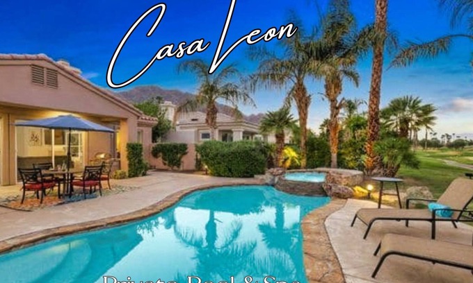 La Quinta Casa | Desert Hideaway Private Pool Spa Firepit 3Br