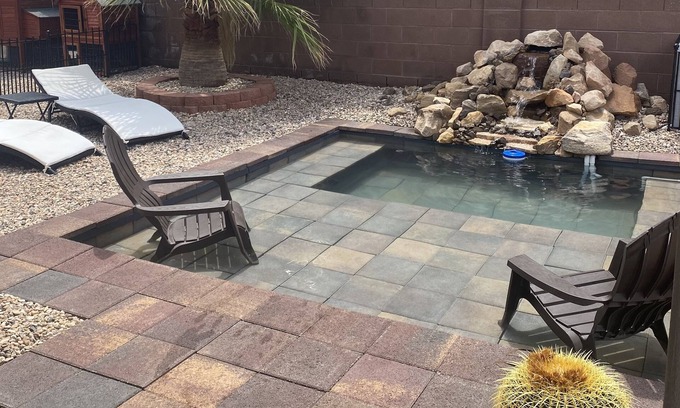 St. George Casa | Desert Hideaway RV Inn *Pets Welcome{no fee}* Stone pool w/ relaxing Waterfall