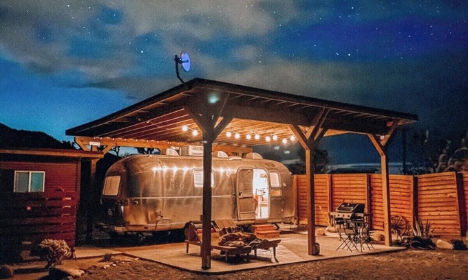 Joshua Tree Highlands Casa | Desert View Hideaway & Vintage Airstream