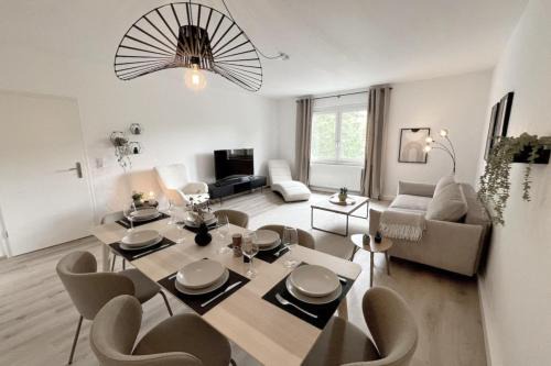 Mainz-Bingen Apartamento | Design am Rhein - Traumlage Rheinufer I Küche I öffentl Parkplätze