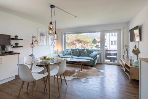 Rappele Apartamento | Design Apartment „Alpenglühen“ nahe Breitachklamm