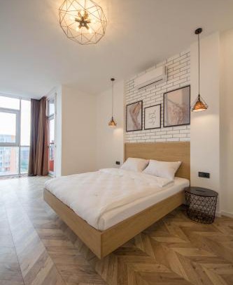 Dniprovs'kyi District Apartamento | Design Apartments with Panoramic View