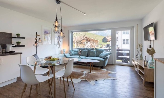 Rappele Apartamento | Design Appartment „Alpenglühen“ nahe Breitachklamm