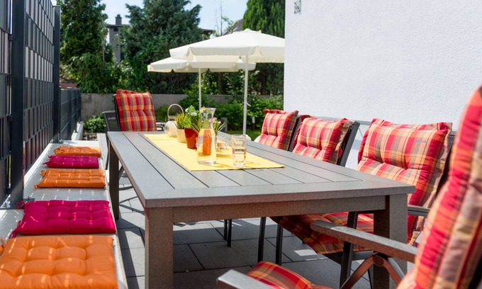 Bensheim Condominio | Apartamento jardín sin barreras con 2 dormitorios independientes en Bensheim