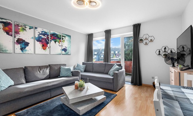 Duissern Apartamento | Design luxury, fully equipped, 2min to Central Station