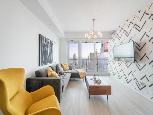 Downtown Toronto Apartamento | Designer 1BR Suite with CN Tower, Skyline view