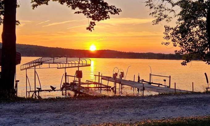 Honeoye Casa | Designer Lakefront 2 BR, 1 BA w/Lake Access, Driveway Parking & Private Beach