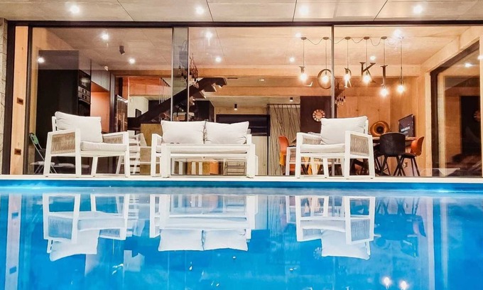Baska Villa | Designer villa with private garden and a pool
