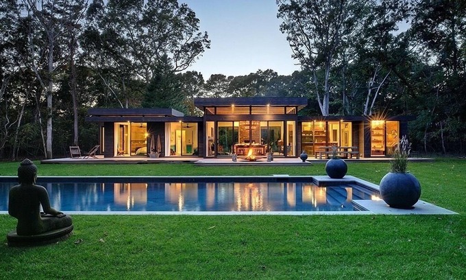 Barnes Landing Casa | Impecablemente diseñado modernista Amagansett inicio - Publicado en Elle Decor
