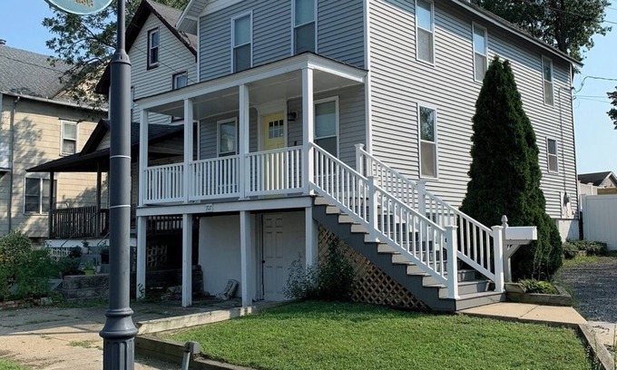 Bradley Beach Casa | Desirable Beach House & Full Backyard with 6 beachtags. Driveway fits 4 Cars!