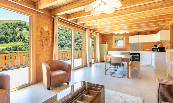 Saint-Jean-d'Arves Chalet De Esquí | Detached chalet, terrace, mountain view
