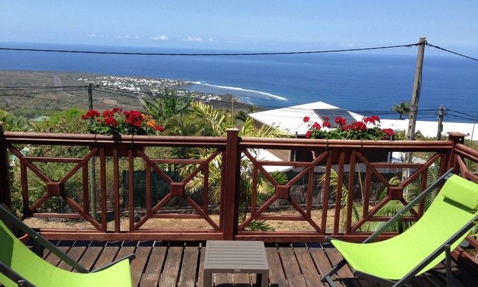 Les Avirons Apartamento | casa unifamiliar con vistas al mar y terrazas privadas comodidad.