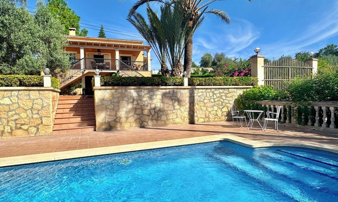Sineu Casa | Finca independiente, piscina privada, vista panorámica, Internet, situado en el borde de la aldea