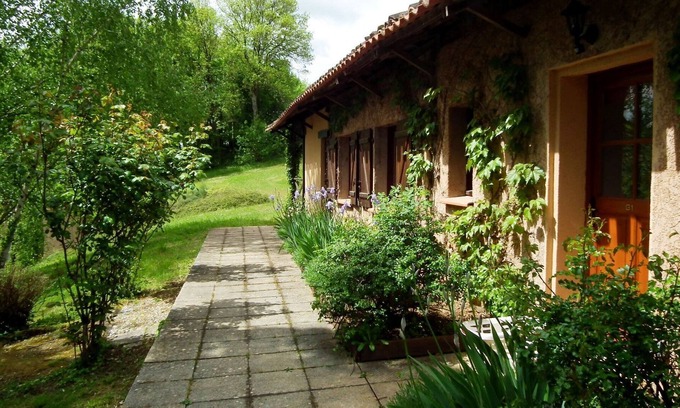 Gavaudun Cabaña | Independiente casa con una terraza en el sur de la Dordogne