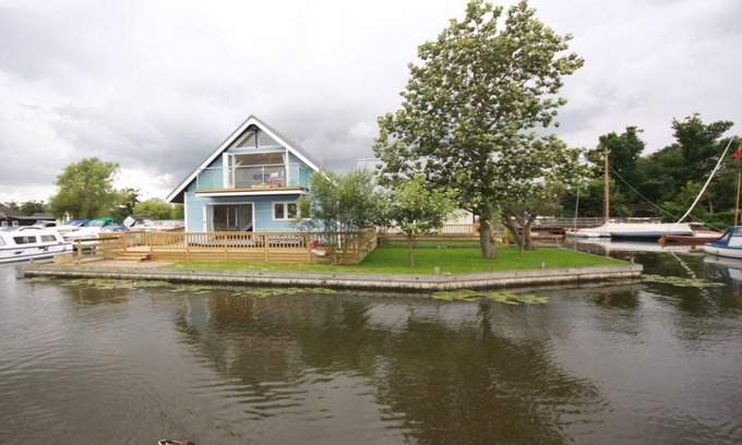 Horning Casa | Independiente Riverside Holiday Cottage, Central Norfolk Broads Ubicación, Horning