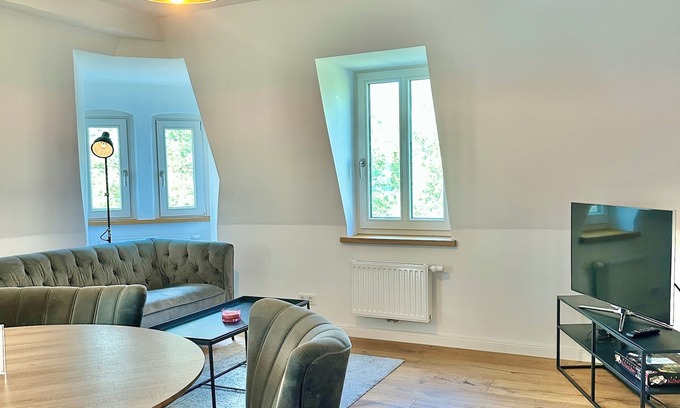 Center Apartamento | DG in City-Villa: 3 Schlafzimmer, 2 Bäder, Küche